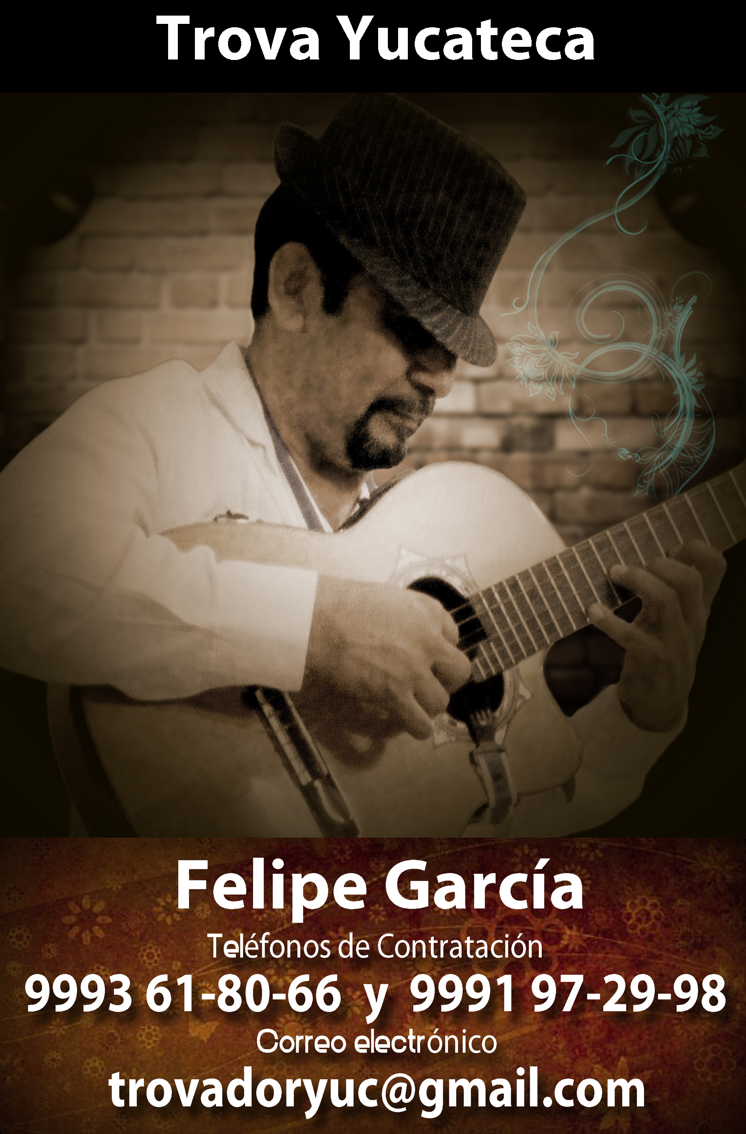 Felipe García, 99 91 02-26-80  y  99 92 59-44-20